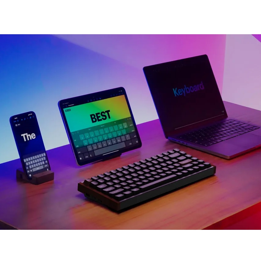 Keychron K2 HE (K2H-J1) QMK 三模 無線磁軸鍵盤(普通版-黑鋁框)