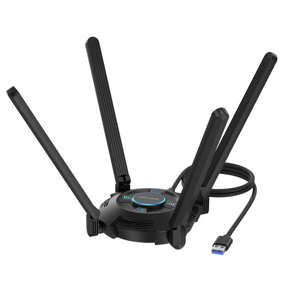 Wavlink AX5400 WiFi 6E USB3.0 Adapter with 4x5dBi Antennas(WL-WN695X2)