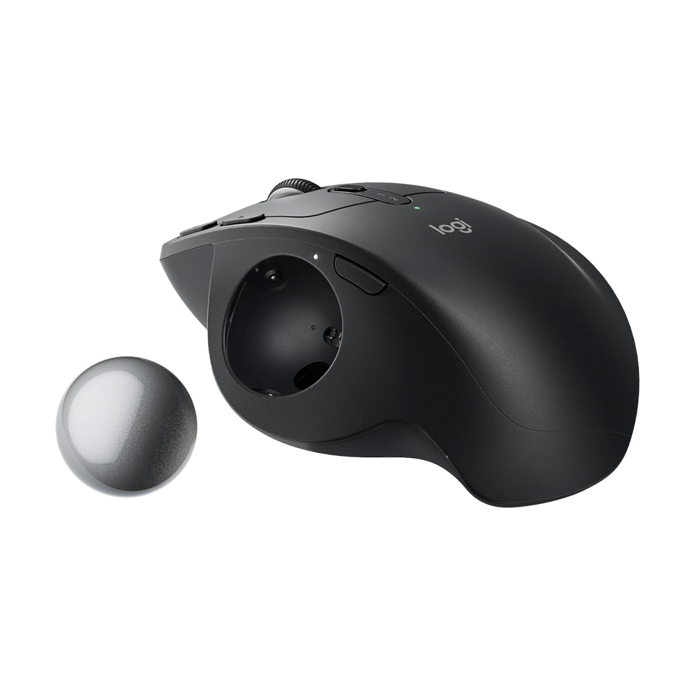 Logitech MX ERGO S 藍牙無線軌跡球滑鼠(石墨灰)