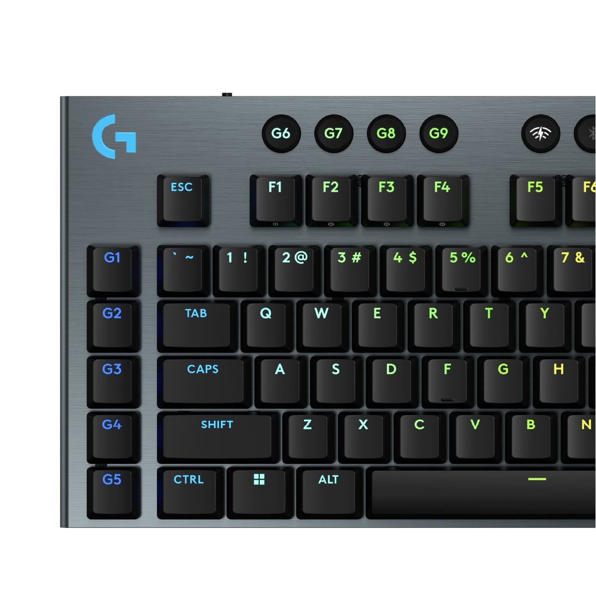 Logitech G915 X LIGHTSPEED 無線 RGB 機械電競鍵盤(青軸-黑色)