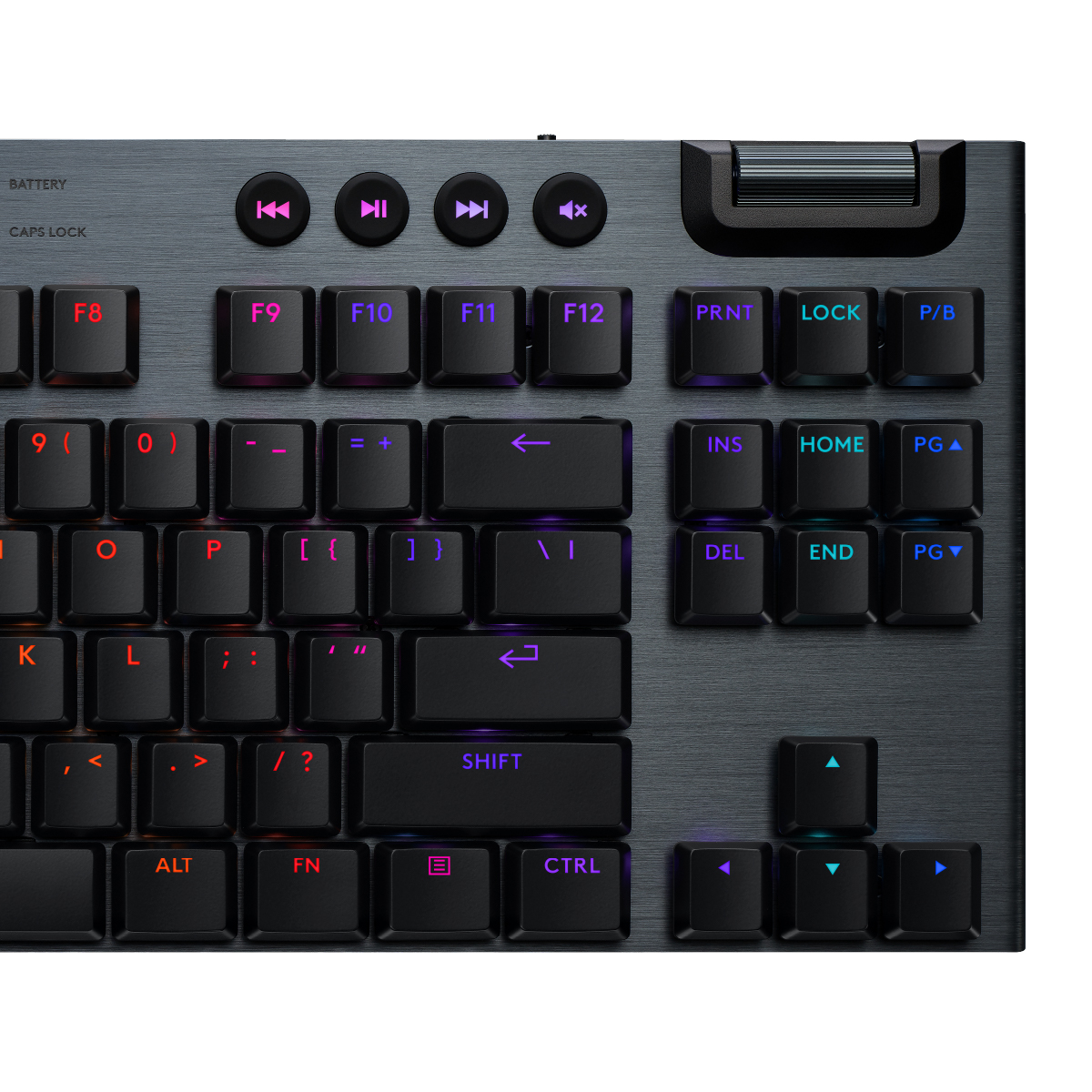 Logitech G915 X LIGHTSPEED TKL 無線 RGB 機械電競鍵盤(Tactile-黑色)