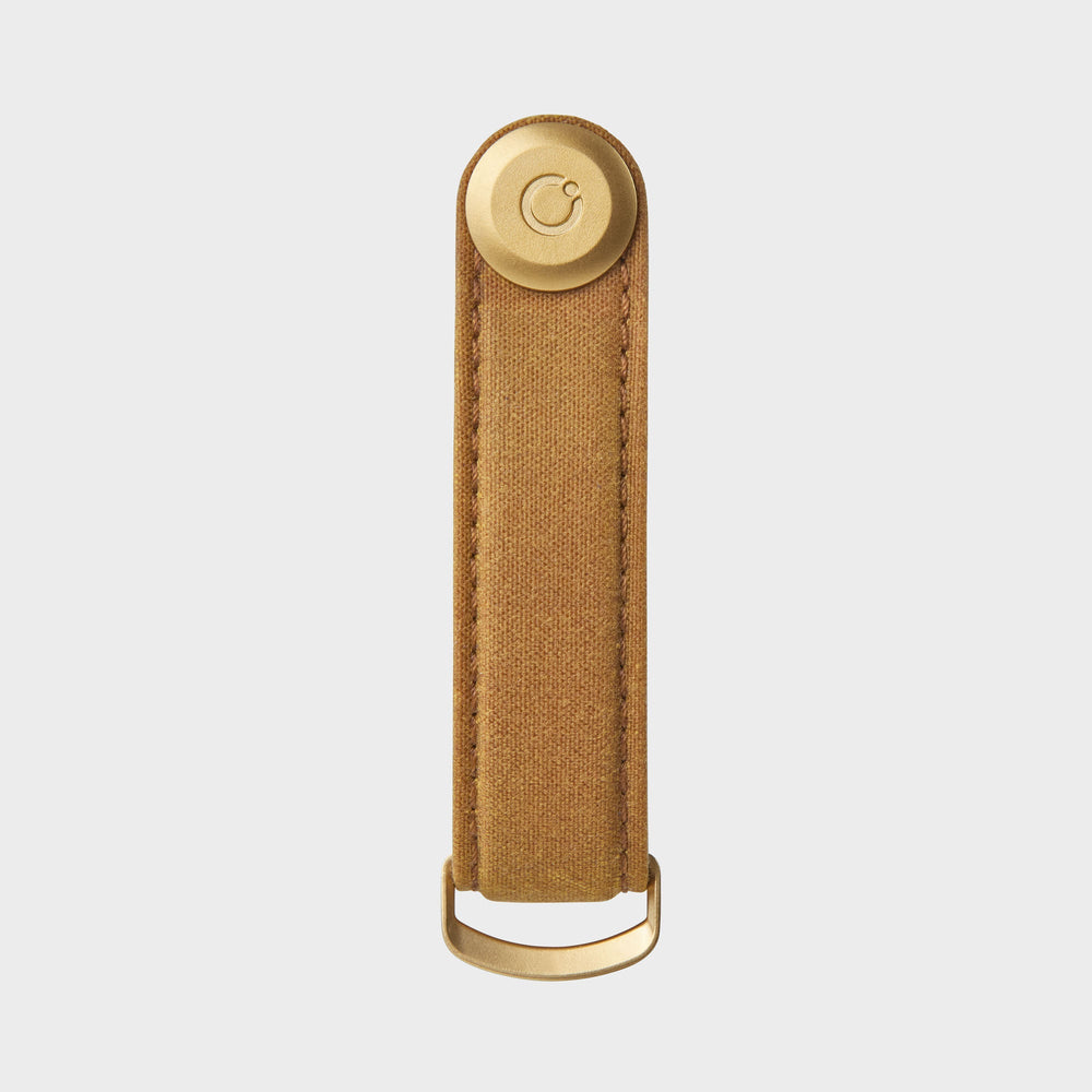 Orbitkey Waxed Canvas Key Organiser 鎖匙收納帶(金沙)