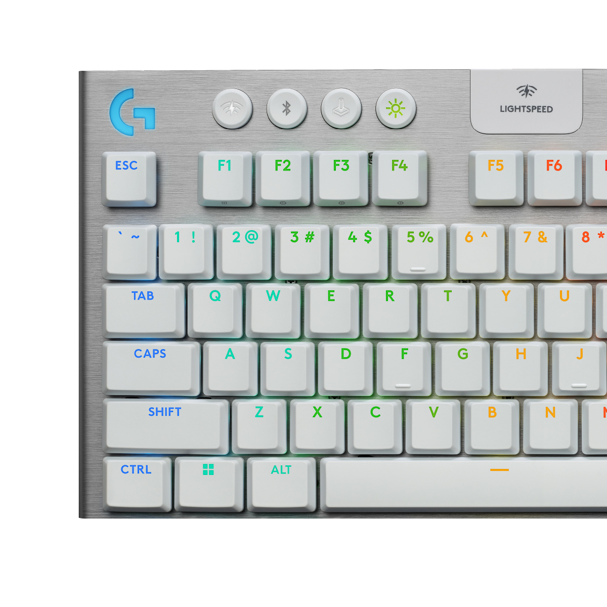 Logitech G915 X LIGHTSPEED TKL 無線 RGB 機械電競鍵盤(Tactile-白色)