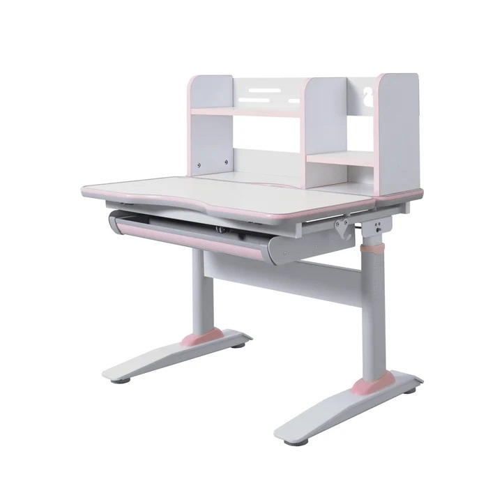 Zenox Kids Squirrel Ergonomic Adjustable Desk 松鼠兒童人體工學手動升降枱(Pink-80cm)