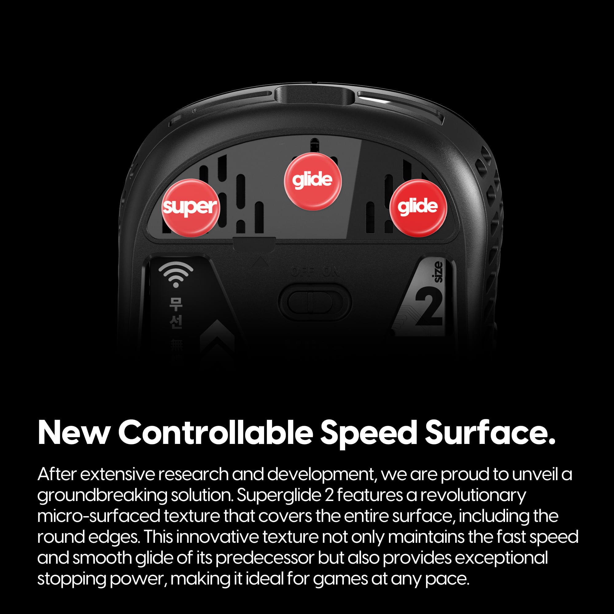 Pulsar Superglide V2 滑鼠腳貼 9mm通用圓點 (紅 (9MMSGR2))