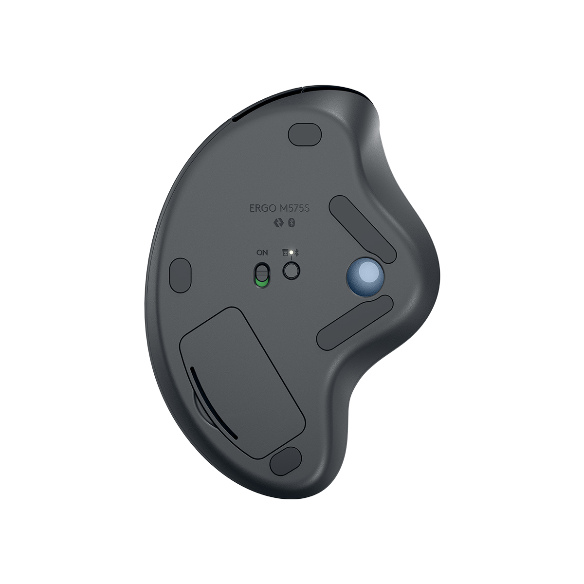 Logitech ERGO M575S Wireless Trackball 藍牙無線軌跡球滑鼠(石墨灰)