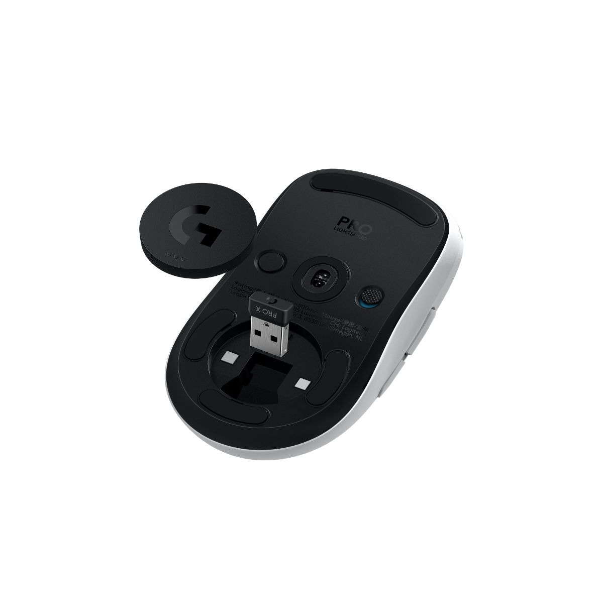Logitech G PRO 2 LIGHTSPEED無線遊戲滑鼠(白色)
