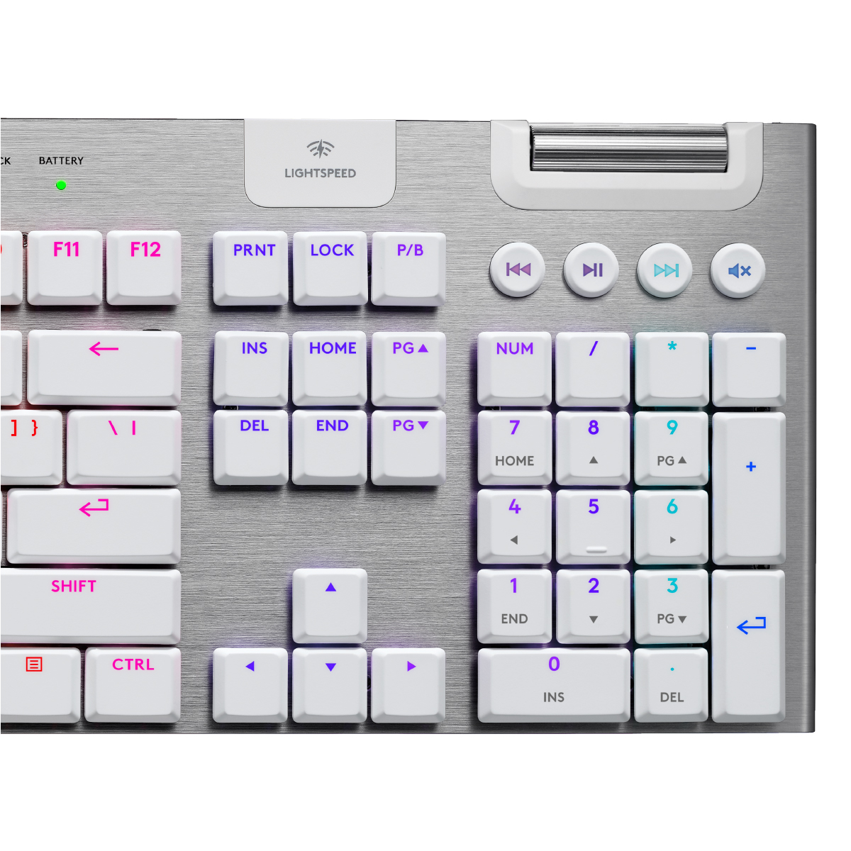 Logitech G915 X LIGHTSPEED 無線 RGB 機械電競鍵盤(Tactile-白色)