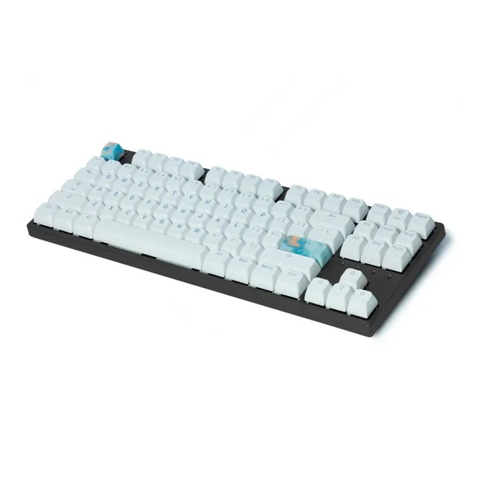 Tai-Hao Doubleshot ABS/BOBO Profile/149 Keycaps/1 Key Puller (B11WH011)(Coastal Blue)