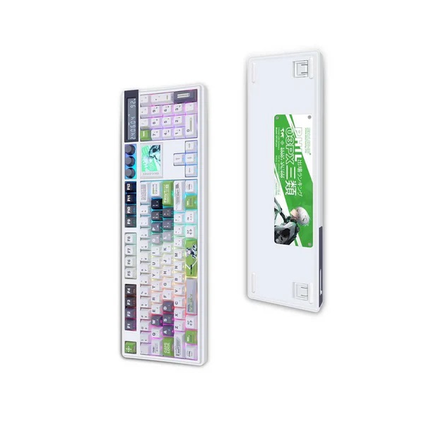 SKYLOONG GK104 Pro Full-size 無線機械式鍵盤 GK104P-QM3B(量子機甲No.3-海藍薔薇軸)