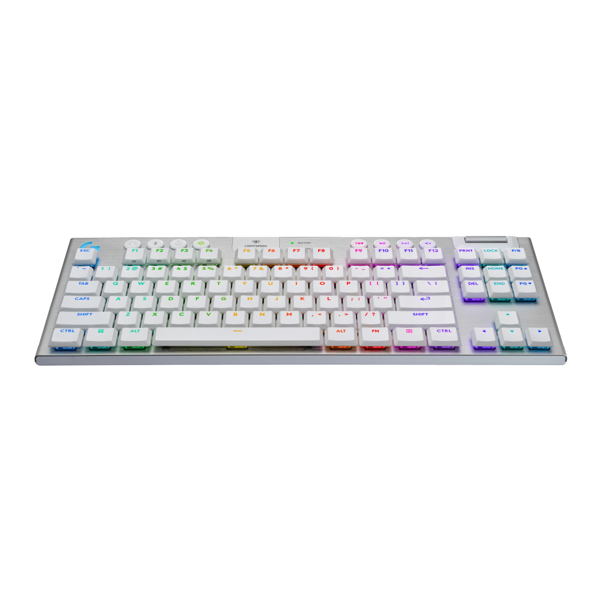 Logitech G915 X LIGHTSPEED TKL 無線 RGB 機械電競鍵盤(Tactile-白色)