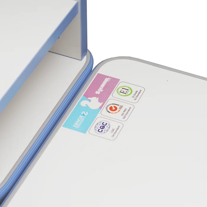 Zenox Kids Squirrel Ergonomic Adjustable Desk 松鼠兒童人體工學手動升降枱(Sky Blue-80cm)
