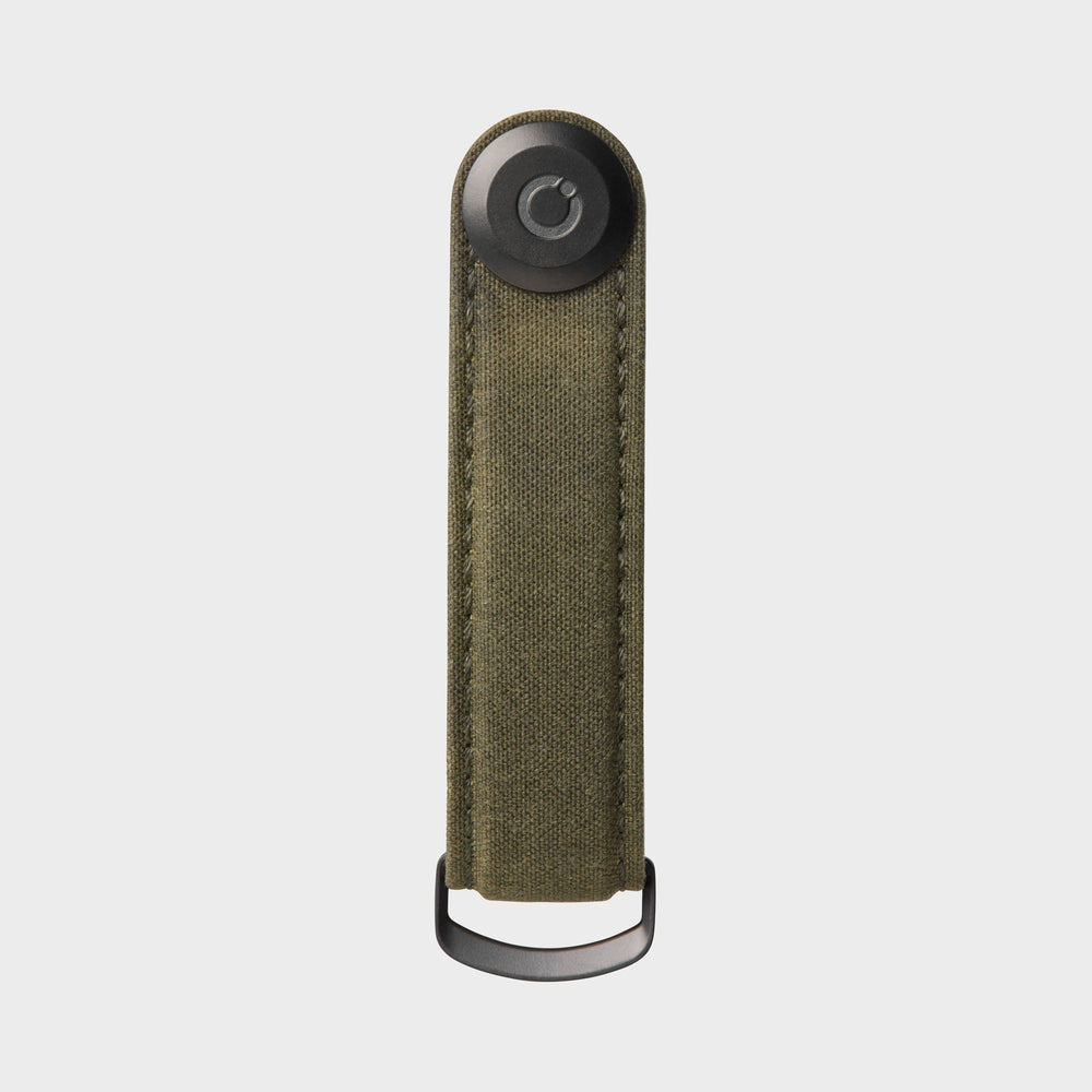 Orbitkey Waxed Canvas Key Organiser 鎖匙收納帶(卡其綠)