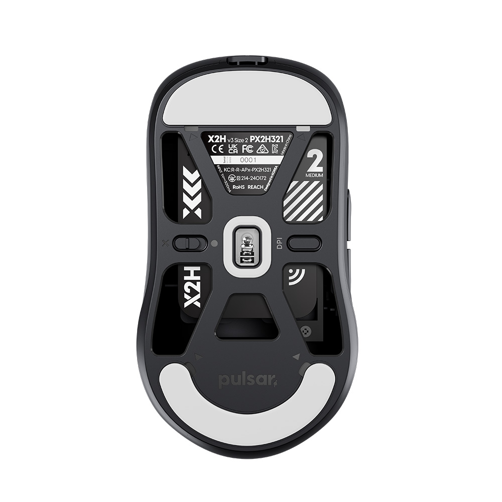 Pulsar X2-H v3 Size 2 無線遊戲滑鼠(Black)