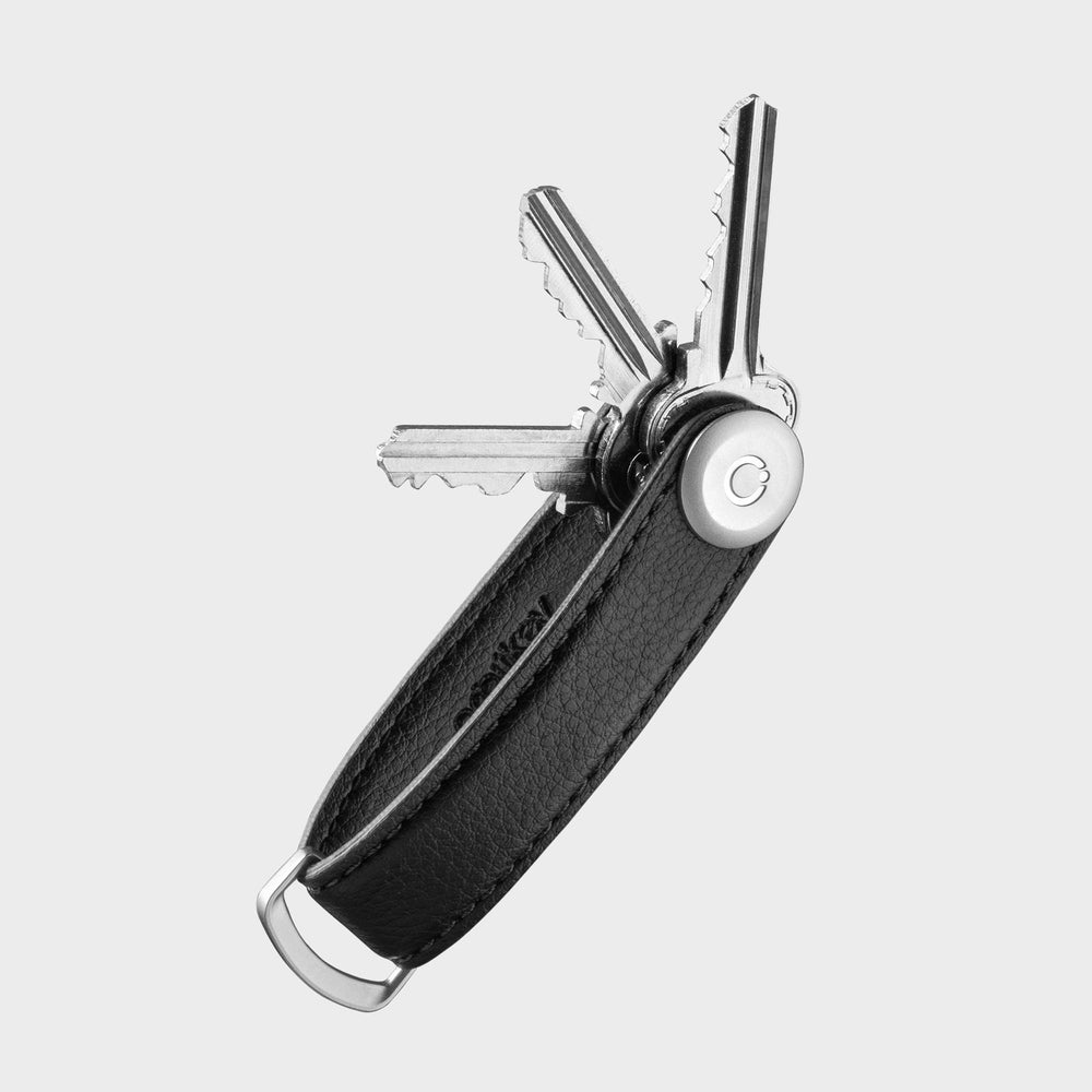 Orbitkey Cactus Leather Key Organiser 仙人掌皮鎖匙收納帶(黑色)