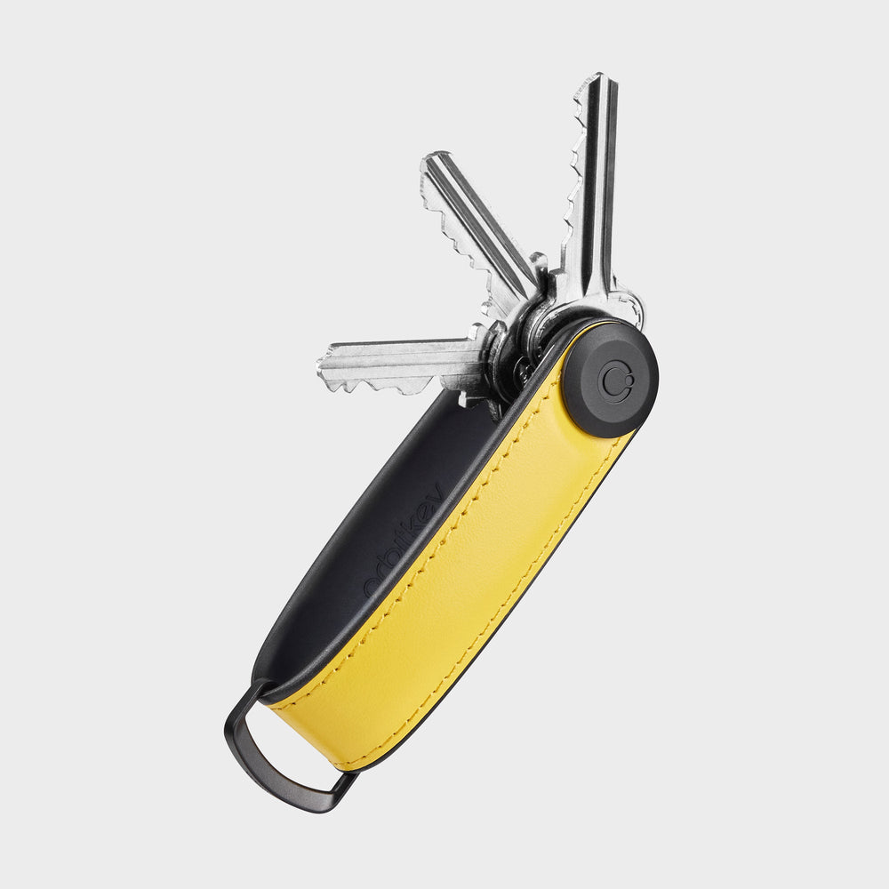 Orbitkey Hybrid Leather Key Organiser 混合皮革鎖匙收納帶(陽光黃)