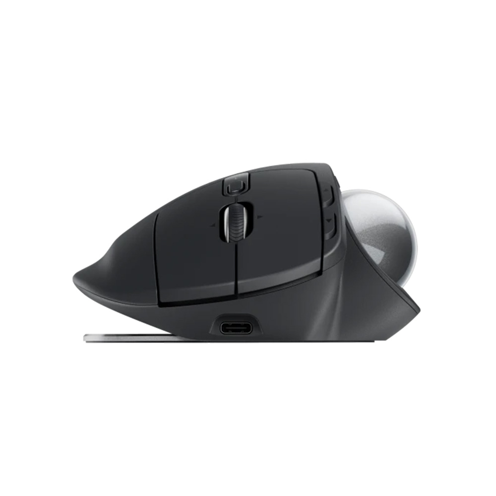 Logitech MX ERGO S 藍牙無線軌跡球滑鼠(石墨灰)