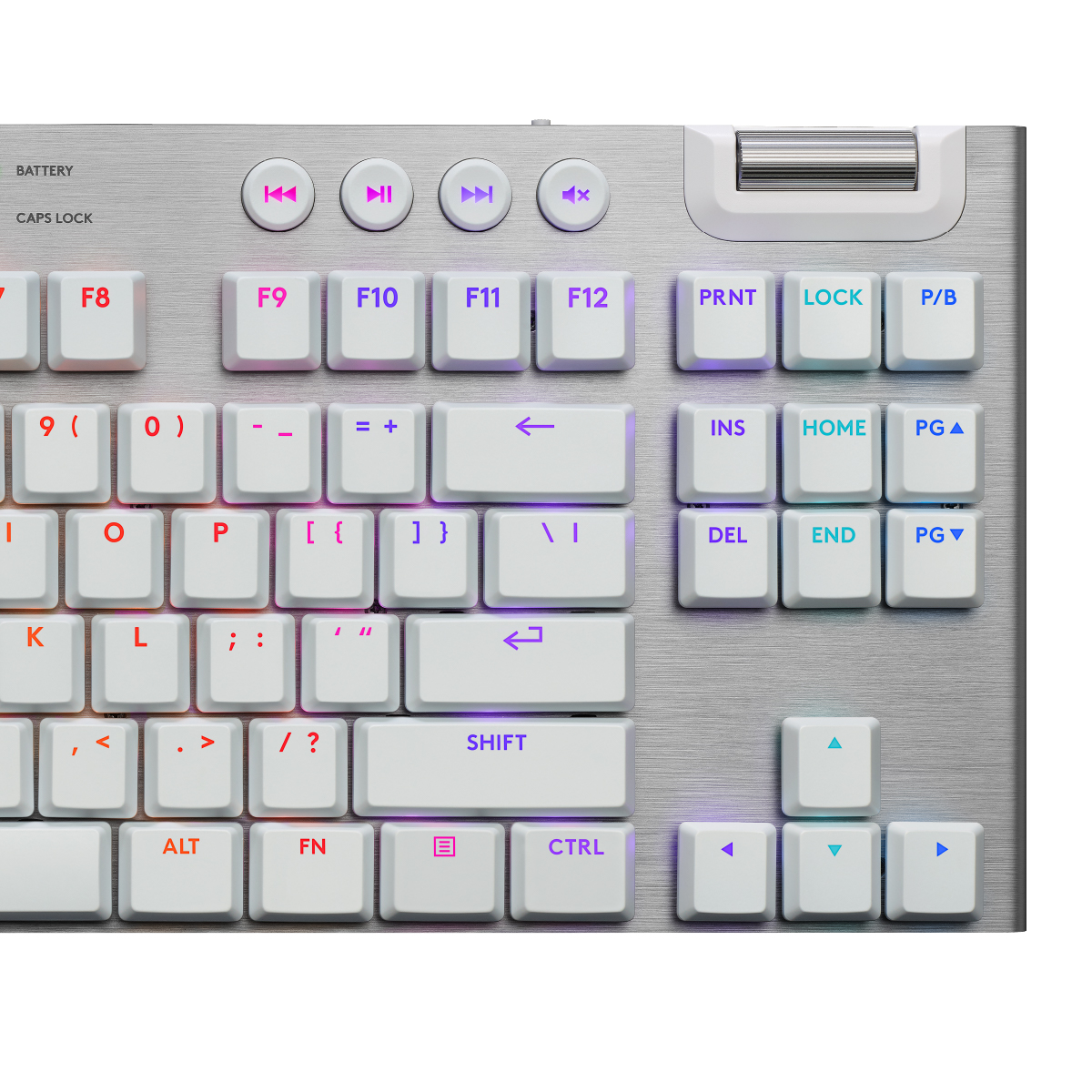 Logitech G915 X LIGHTSPEED TKL 無線 RGB 機械電競鍵盤(Tactile-白色)