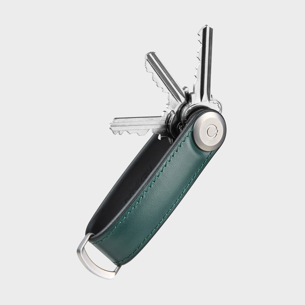 Orbitkey Hybrid Leather Key Organiser 混合皮革鎖匙收納帶(棕櫚綠)