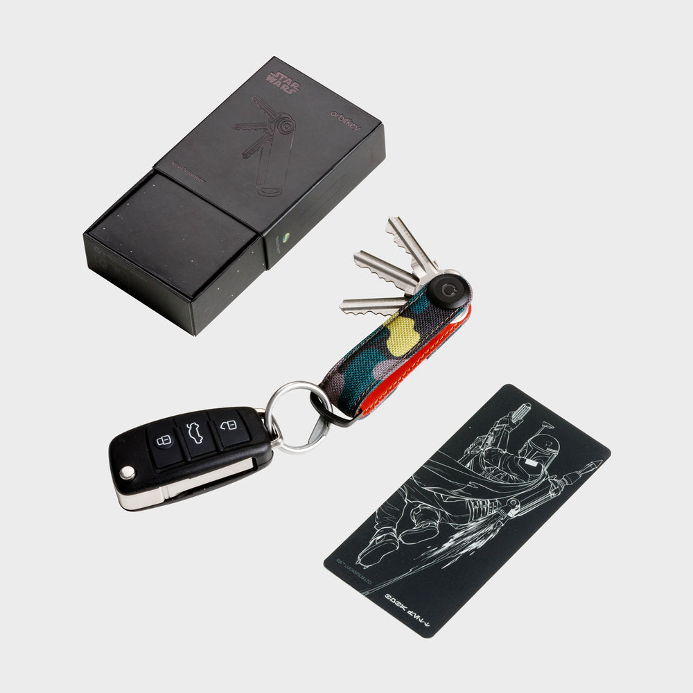Orbitkey 《Star Wars星戰限量版》 Key Organiser 鎖匙收納帶(Boba Fett)