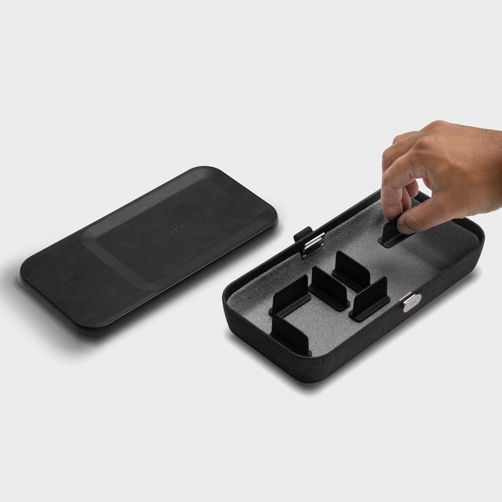 Orbitkey Nest V2 Desktop Organiser 內置無線充電收納盒(黑色)