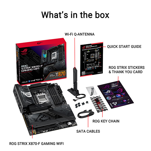 ASUS ROG STRIX X870-F GAMING WIFI 主機板(MB-BX87SFW)
