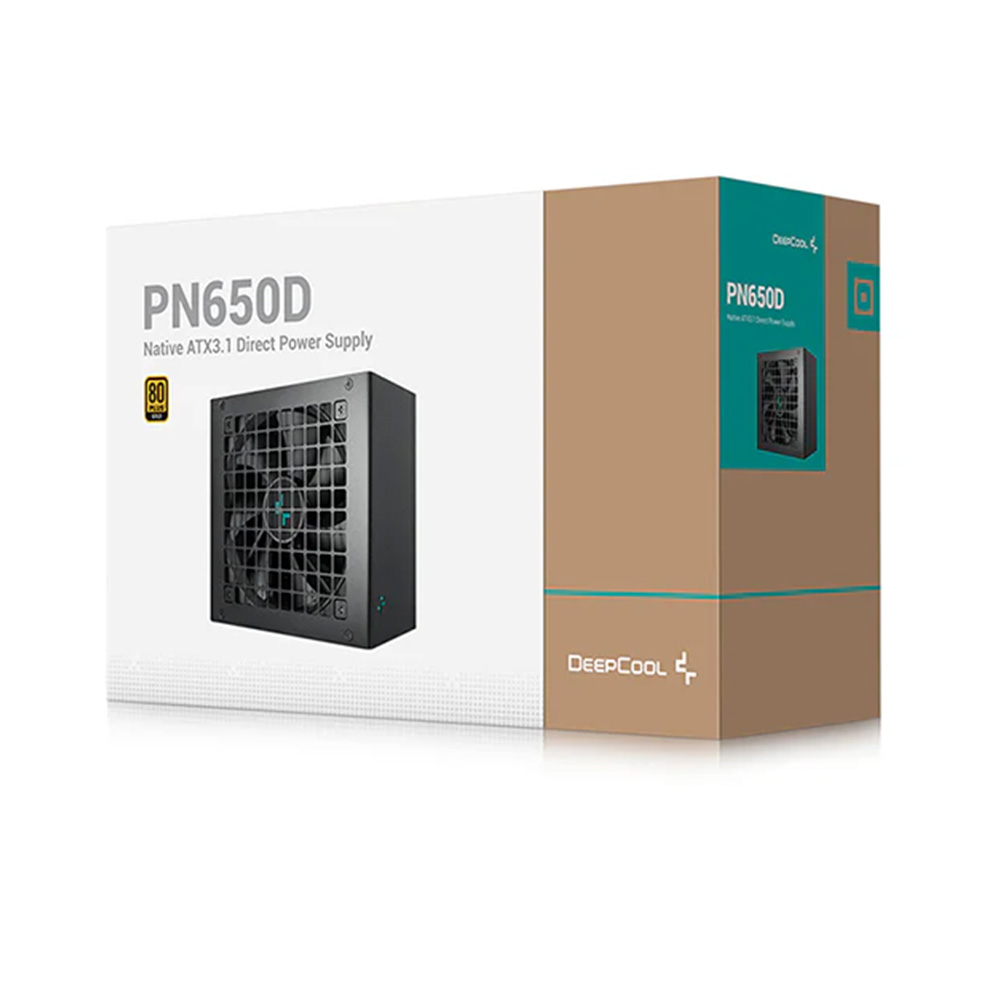 DeepCool PN650D 650W ATX3.1 非模組 金牌 電源供應器(R-PN650D-FC0B-UK)