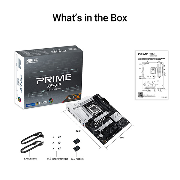 ASUS PRIME X870-P-CSM 主機板(MB-BX87PPC)