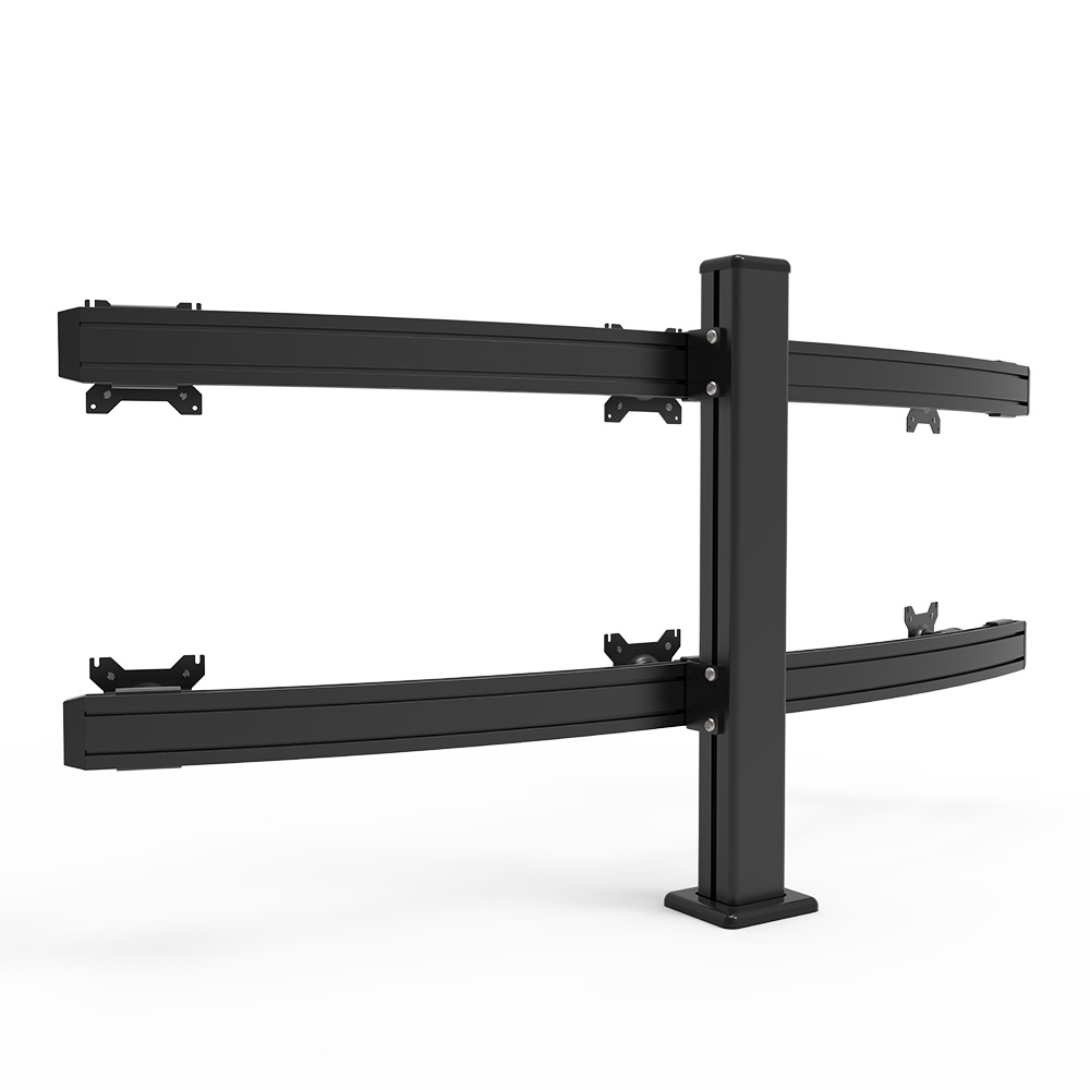 NewSence DT600 夾枱式六屏 Hex Monitor Stand 顯示器支架