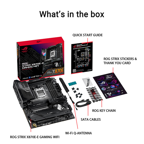 ASUS ROG STRIX X870E-E GAMING WIFI 主機板