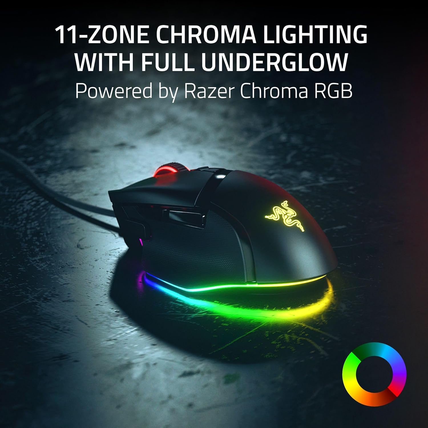 Razer Basilisk V3 35K 有線遊戲滑鼠(黑色)
