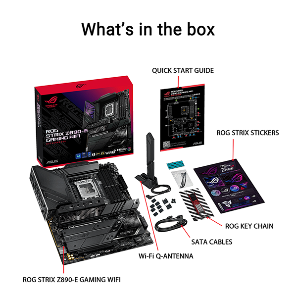 ASUS ROG STRIX Z890-E GAMING WIFI ATX主機板