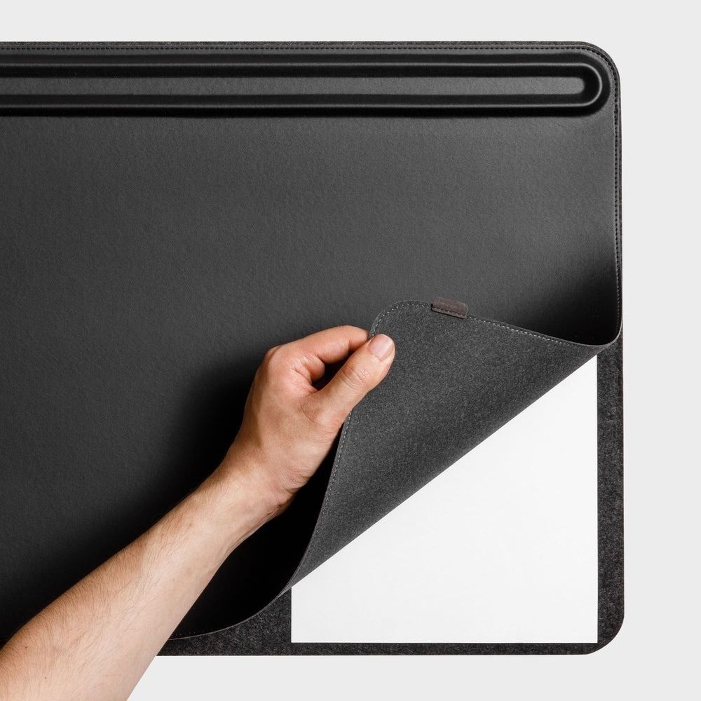 Orbitkey Desk Mat 皮革辦公桌墊(黑色-Medium/中碼)