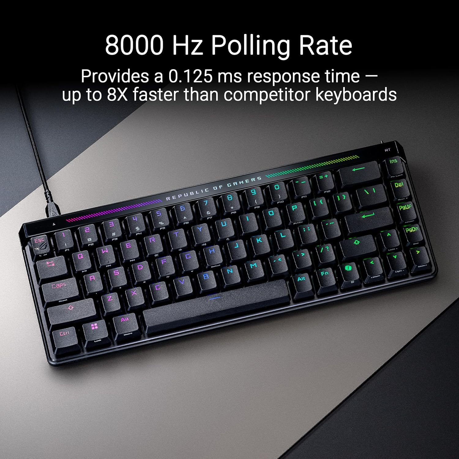 ASUS ROG Falchion Ace HFX 65% 磁軸電競鍵盤(黑色)