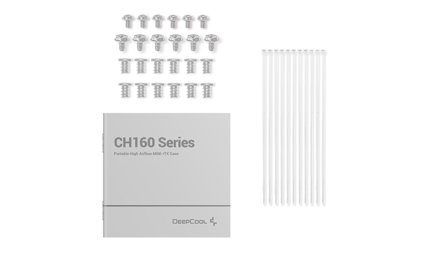 DeepCool CH160 ITX機箱(白色)