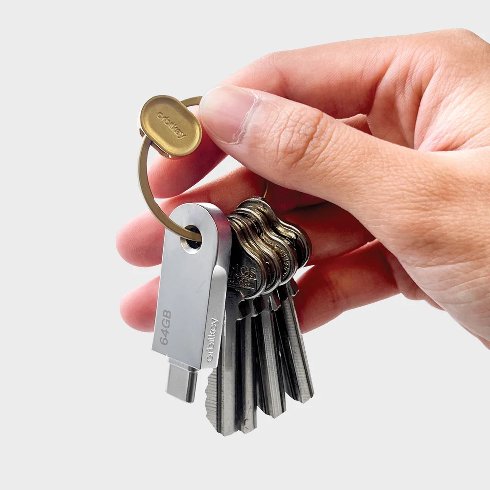 Orbitkey USB-C 隨身碟 (64GB)(銀色)