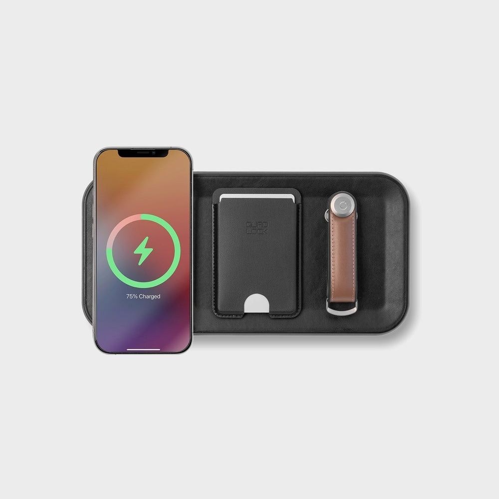 Orbitkey Nest V2 Desktop Organiser 內置無線充電收納盒(黑色)