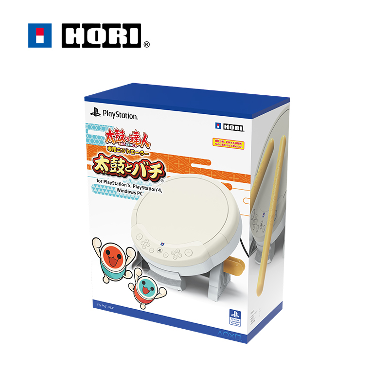 HORI《太鼓之達人》專用控制器(適用於PS4,PS5,PC)(白色)