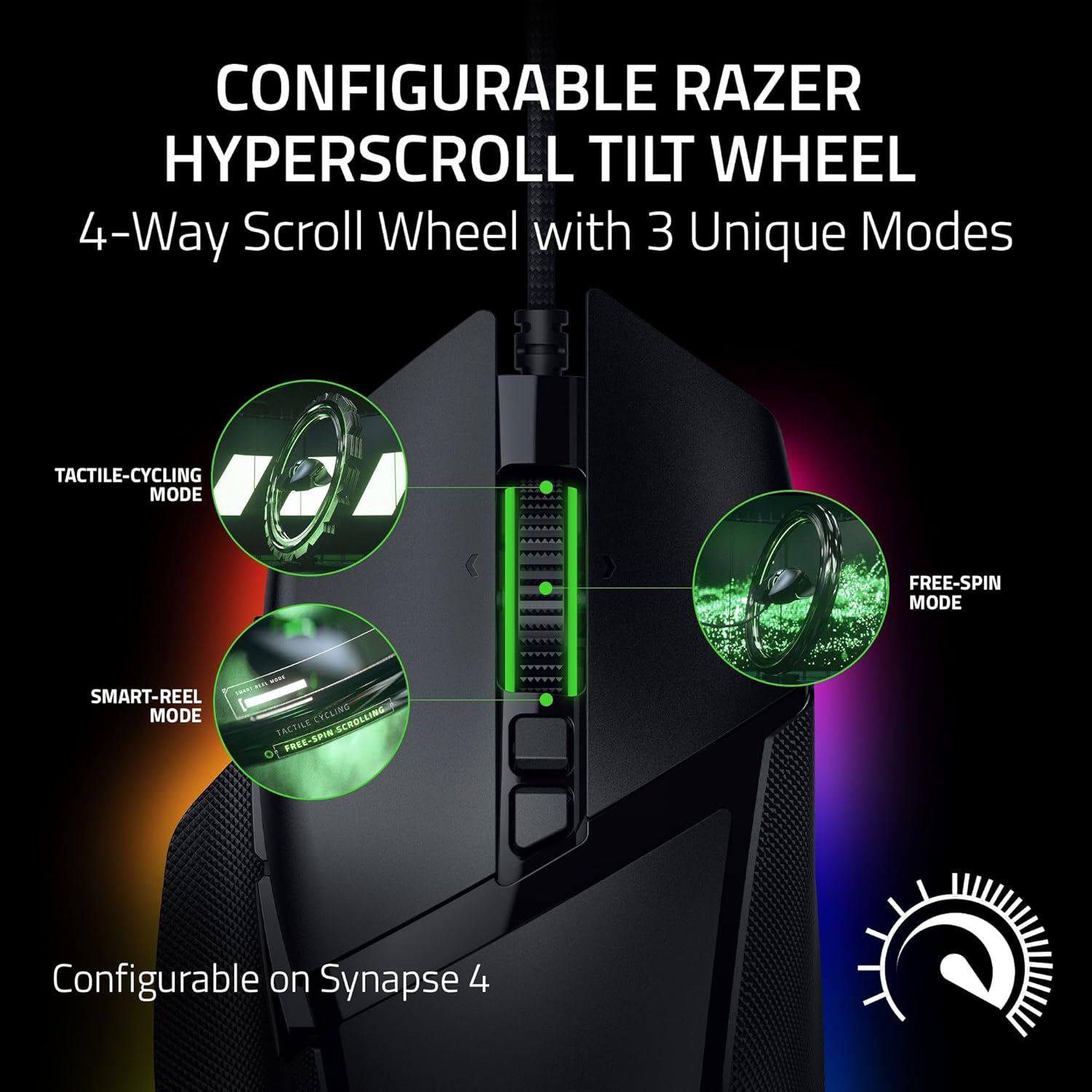Razer Basilisk V3 35K 有線遊戲滑鼠(黑色)