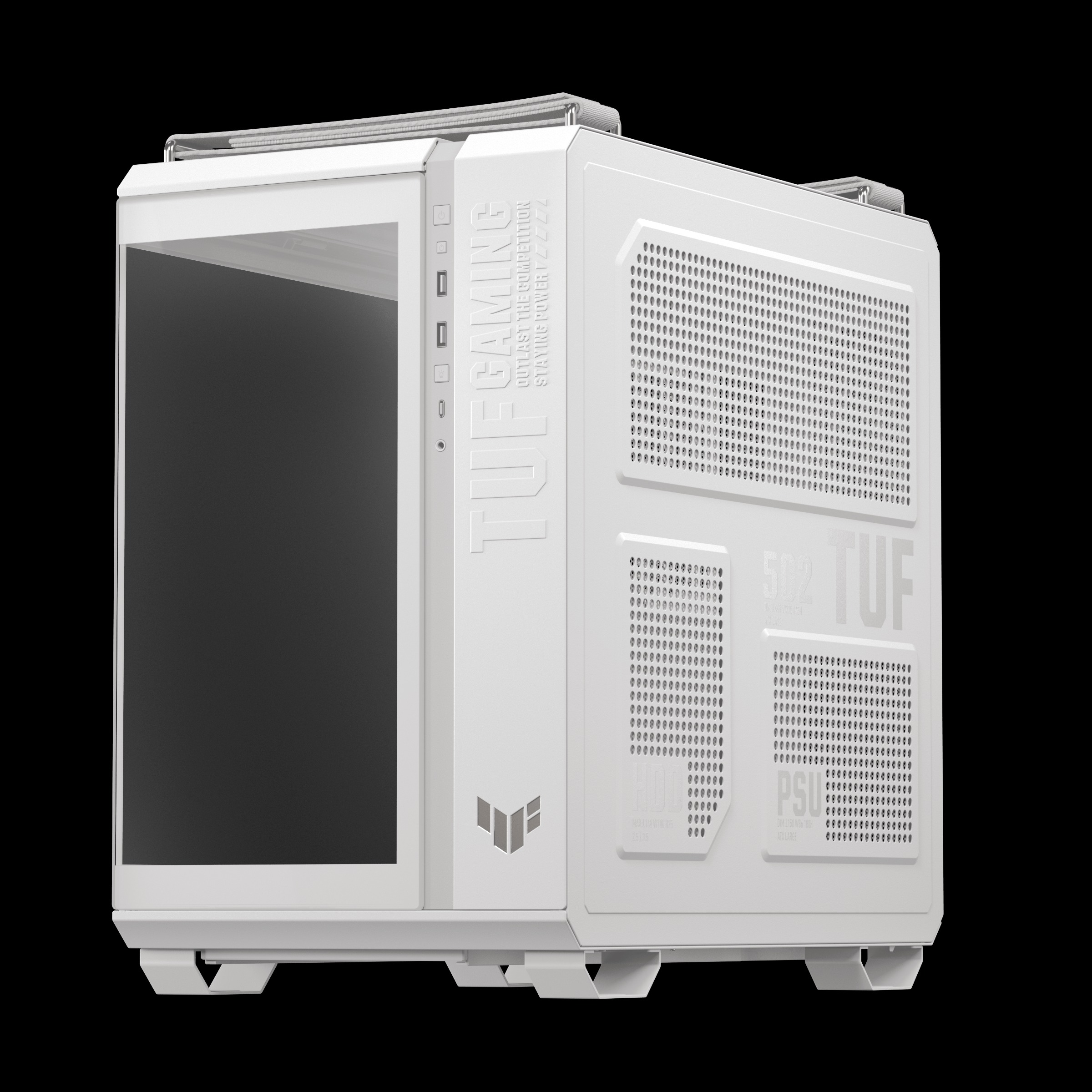 ASUS TUF GAMING GT502 Horizon ATX機箱(白色)
