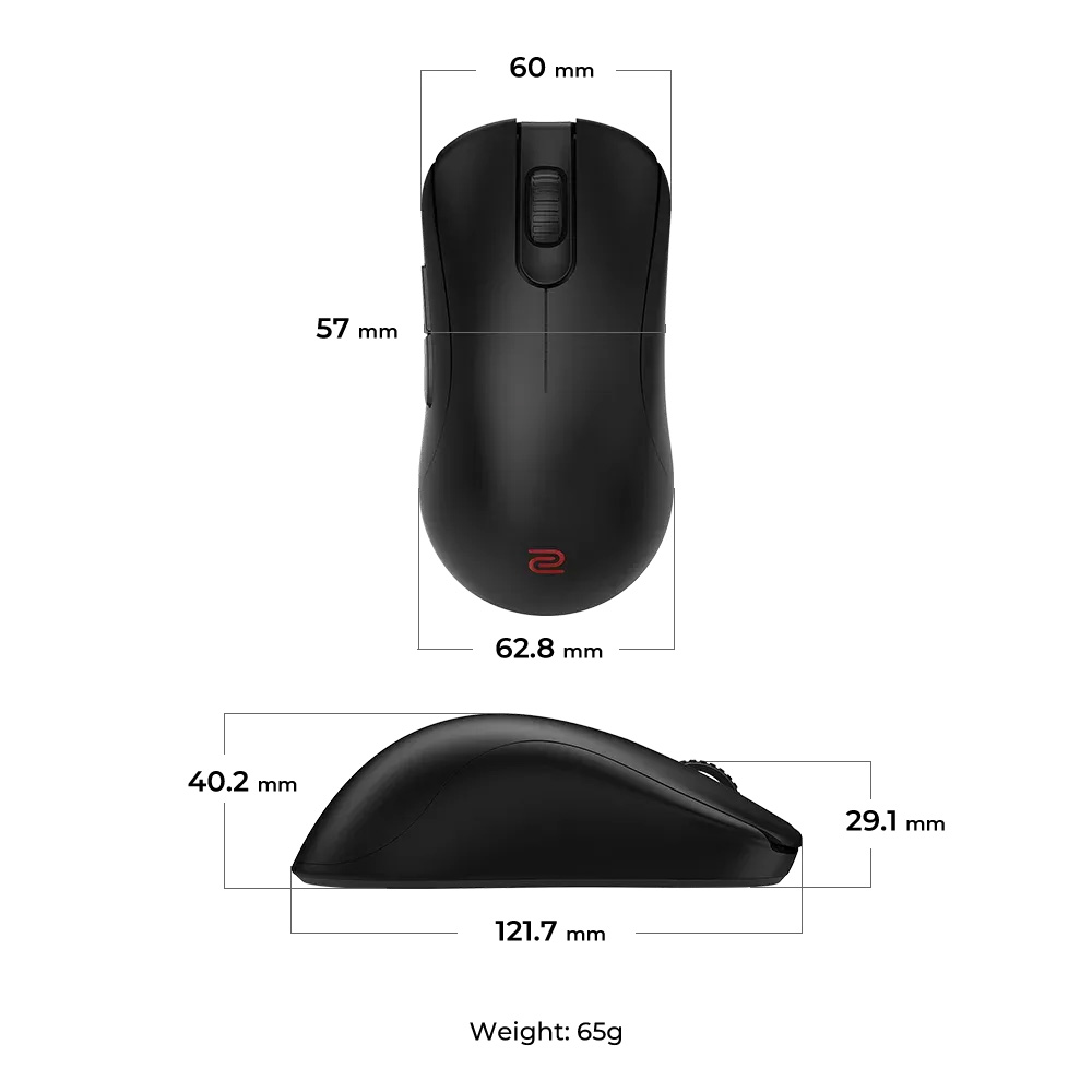 ZOWIE ZA13-DW 4K 無線遊戲滑鼠(黑色)