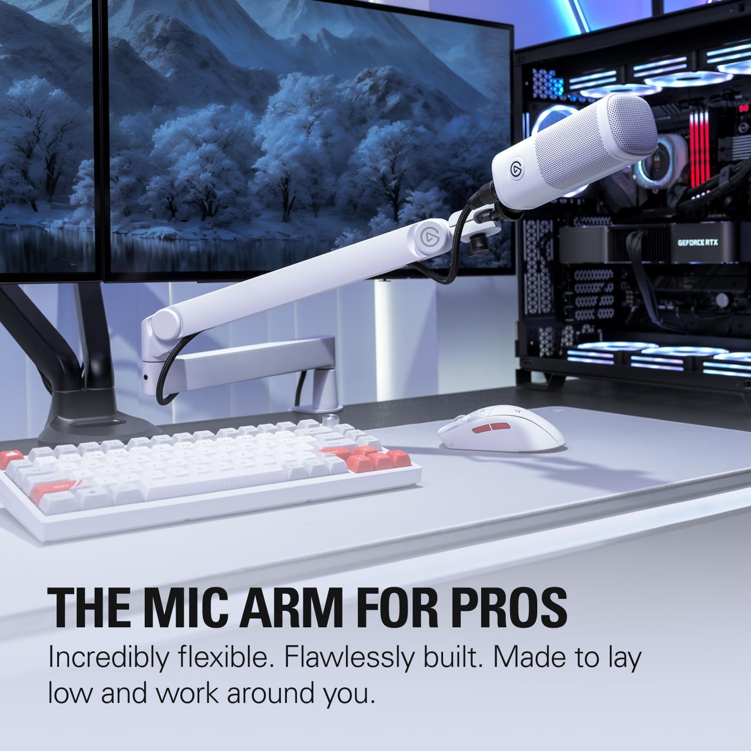 Elgato Wave Mic Arm Pro 麥克風支架(白色)