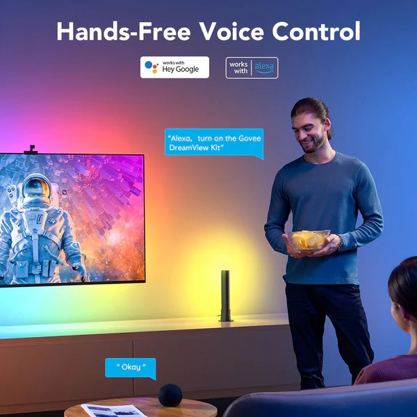 Govee B605B DreamView T1 Pro 電視燈光套裝（LED 燈條+Wi-Fi 電視燈條）