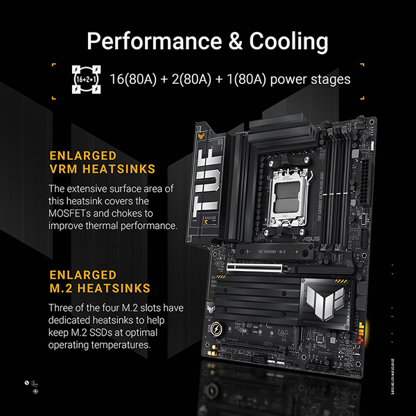 ASUS TUF GAMING X870-PLUS WIFI 主機板(MB-BX78T+W)