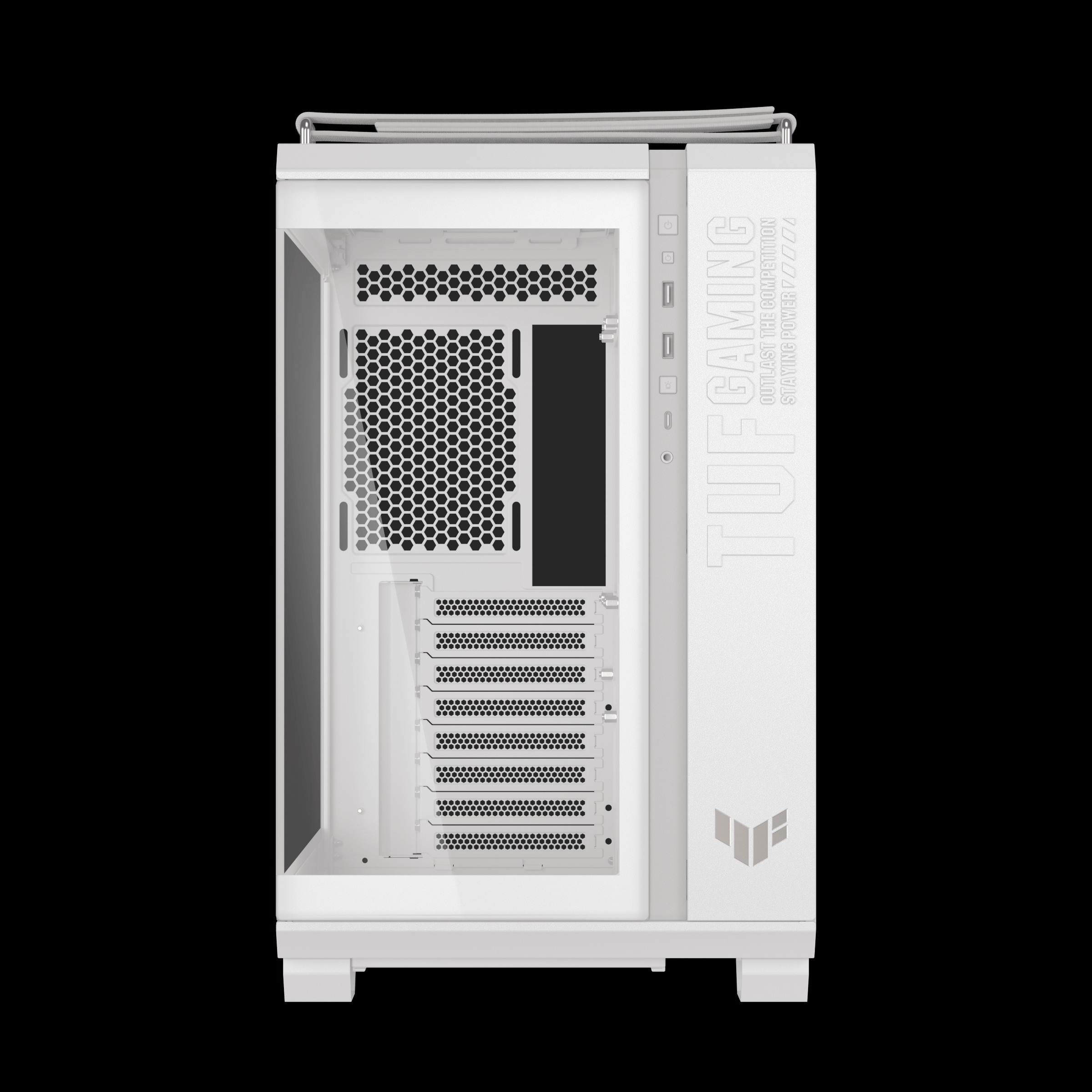 ASUS TUF GAMING GT502 Horizon ATX機箱(白色)