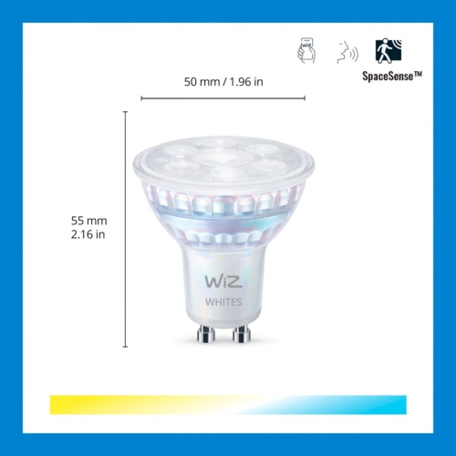 WiZ 冷暖白光 5W GU10 GLASS Wi-Fi 玻璃射燈