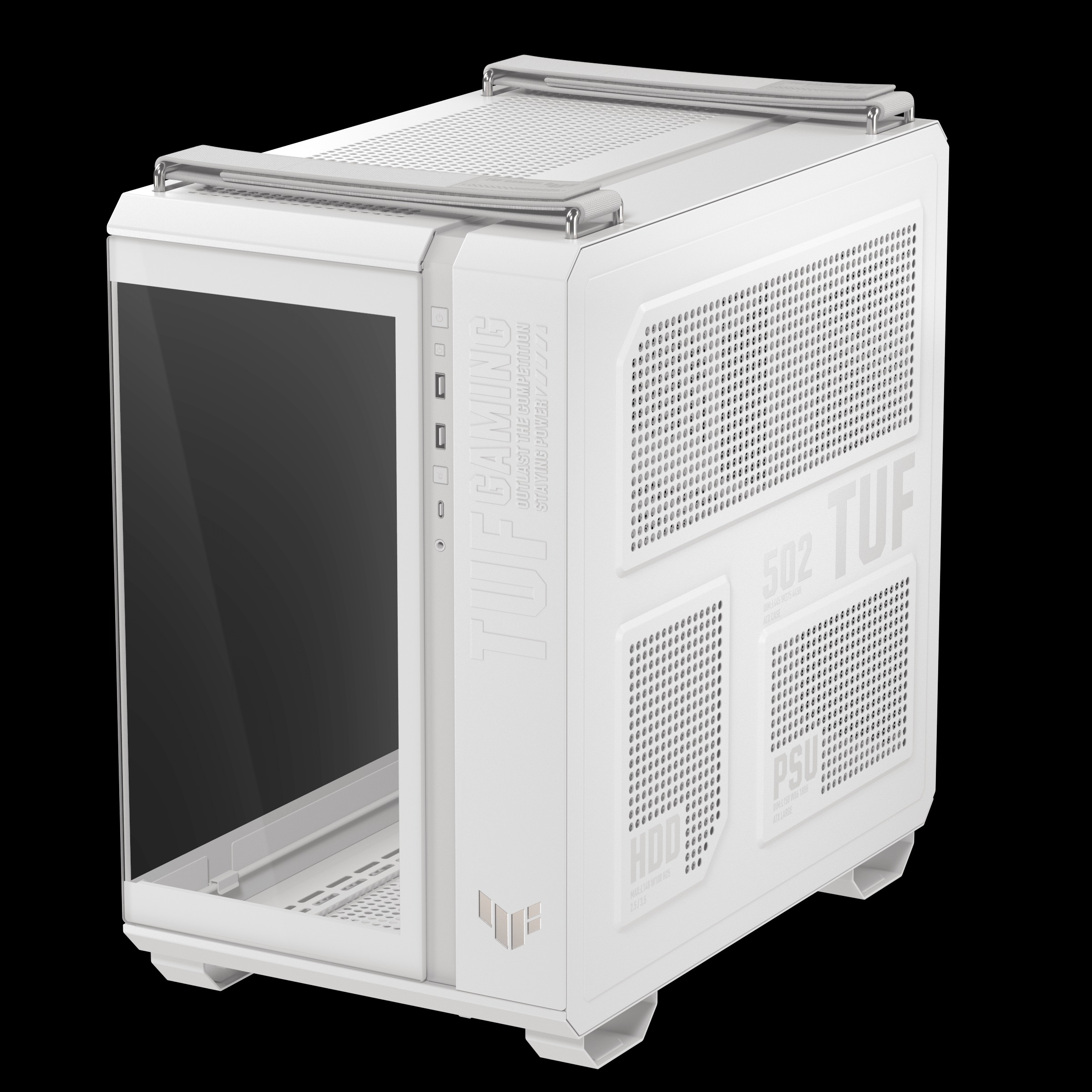 ASUS TUF GAMING GT502 Horizon ATX機箱(白色)