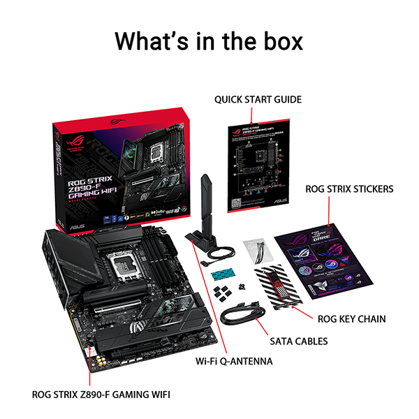 ASUS ROG STRIX Z890-F GAMING WIFI ATX主機板