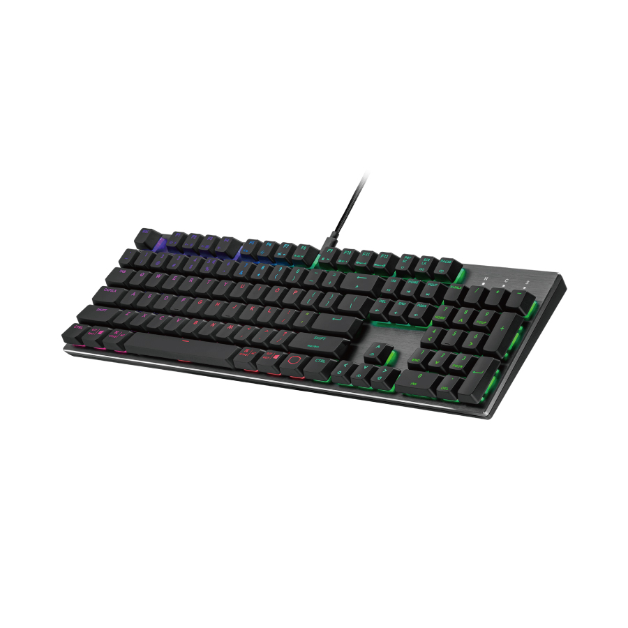 Cooler Master SK652 Low Profile 矮軸機械式鍵盤(黑色)(紅軸)