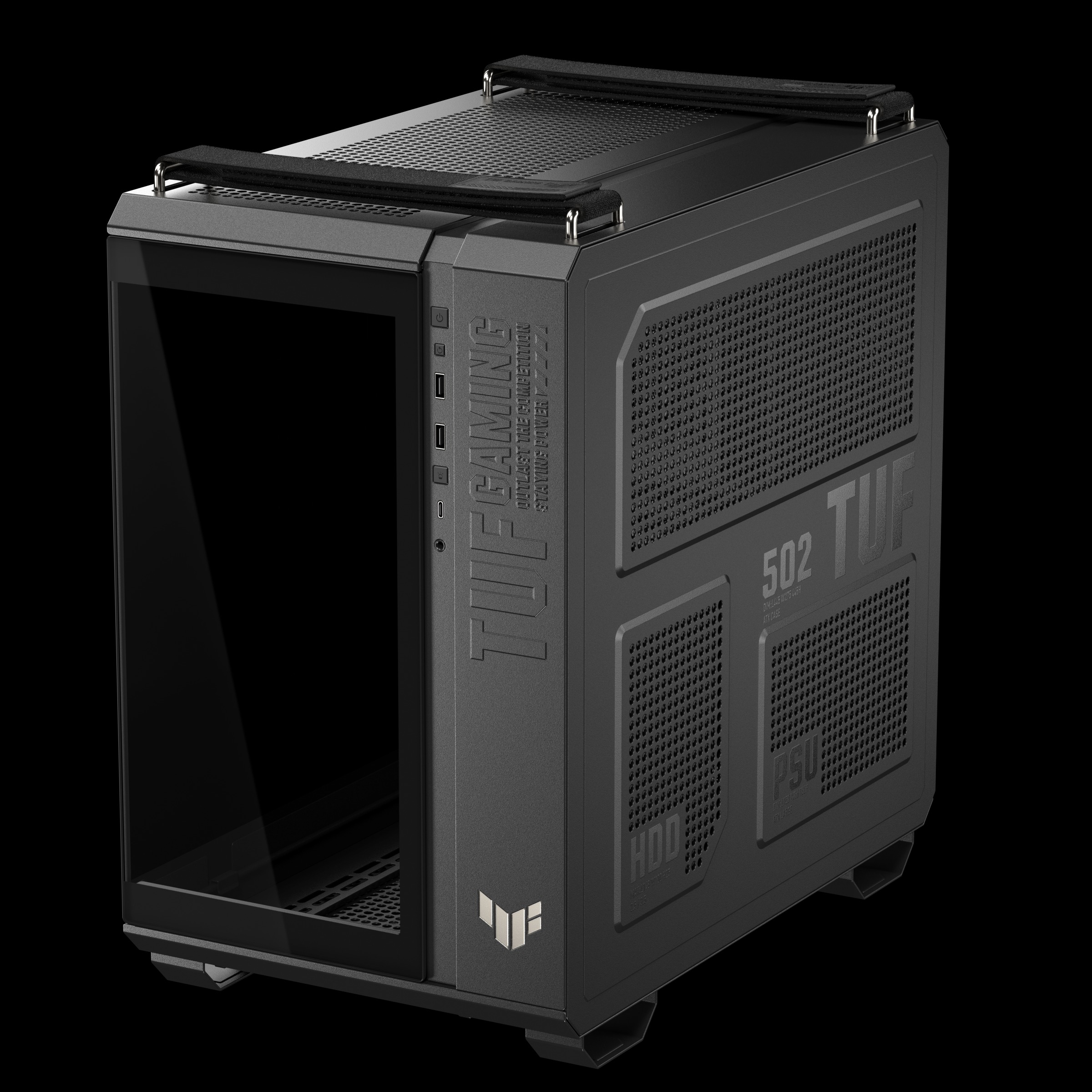 ASUS TUF GAMING GT502 Horizon ATX機箱(黑色)